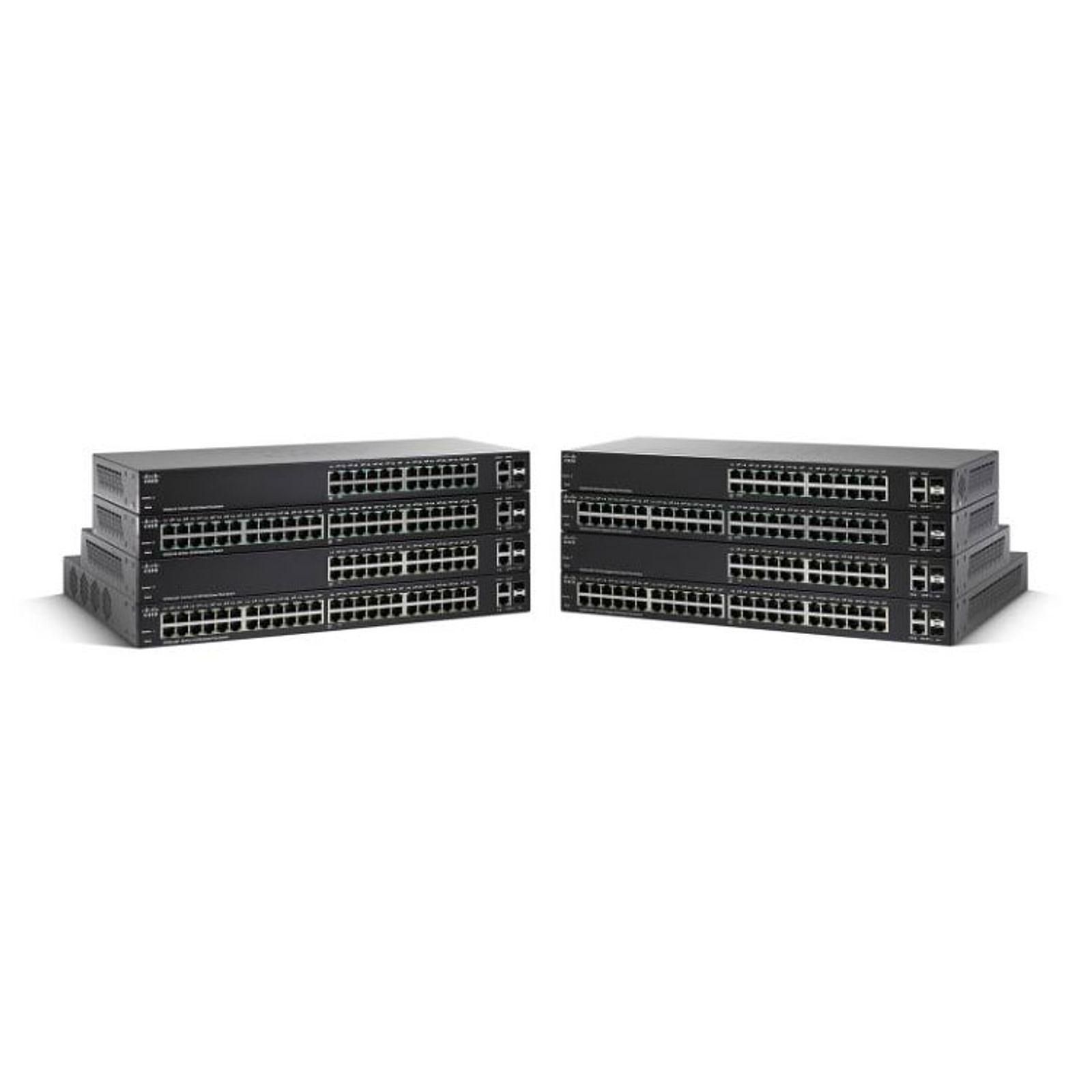 Cisco SG220-50P Switch Small Business Smart Plus Gigabit 48 ports PoE + 2 ports combo SFP